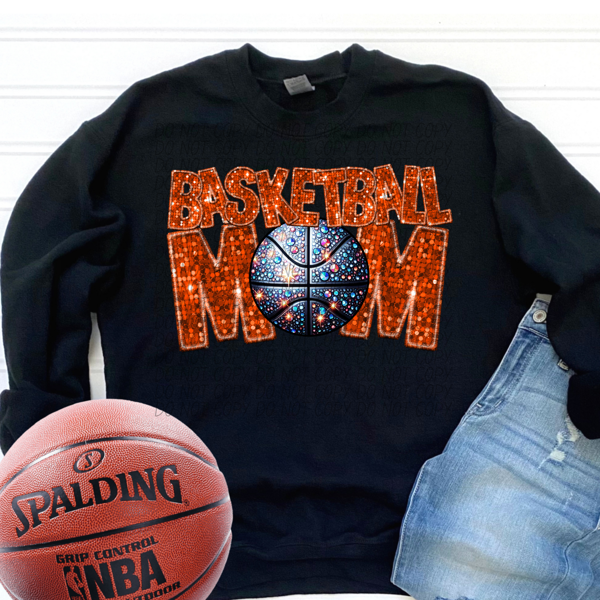 basketball mom orange-[DTF Transfer]-Lovie T Designs