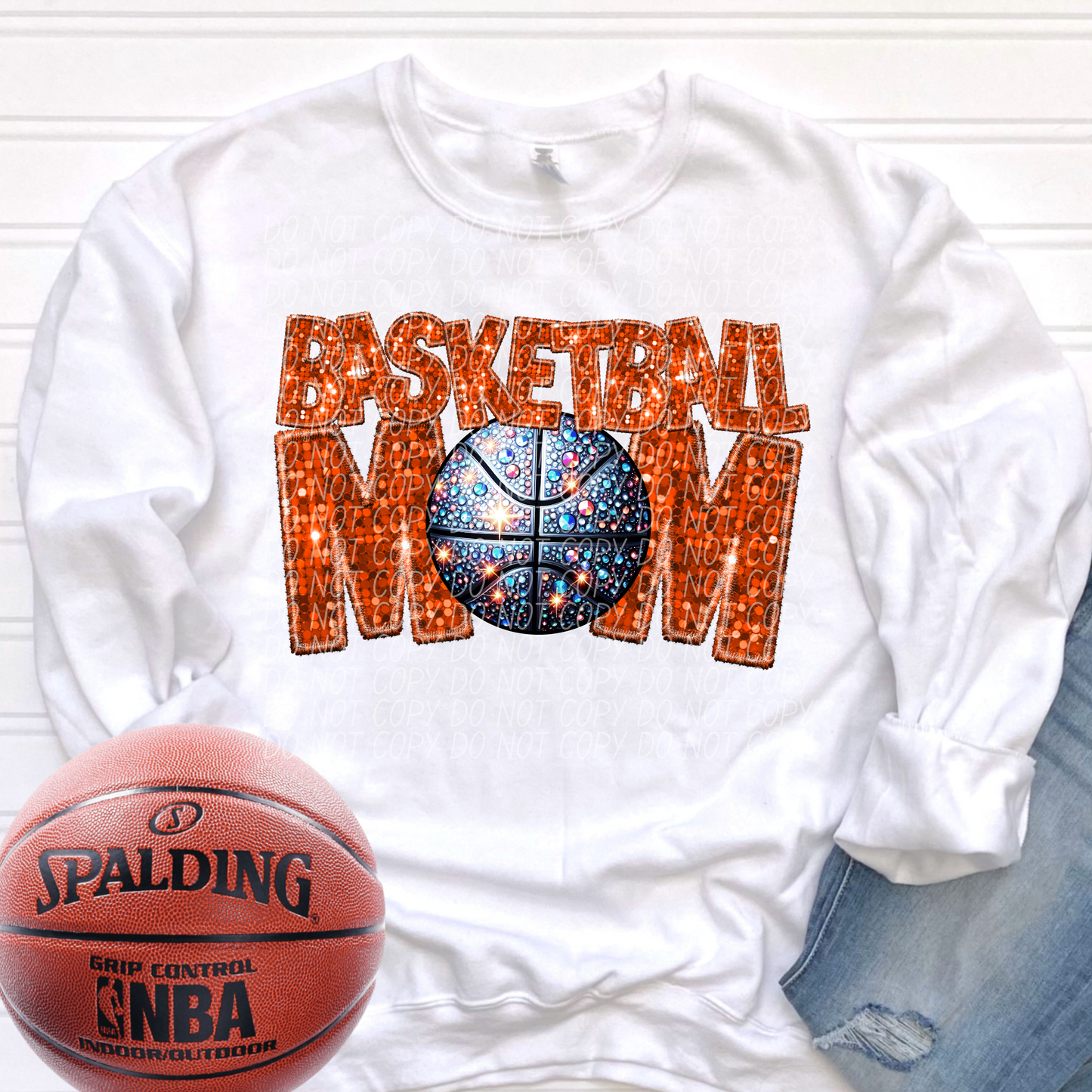 basketball mom orange-[DTF Transfer]-Lovie T Designs