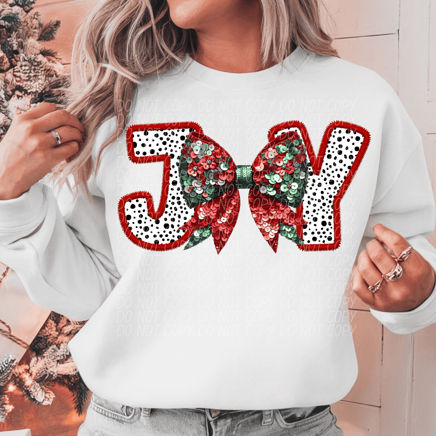 joy bow-[DTF Transfer]-Lovie T Designs