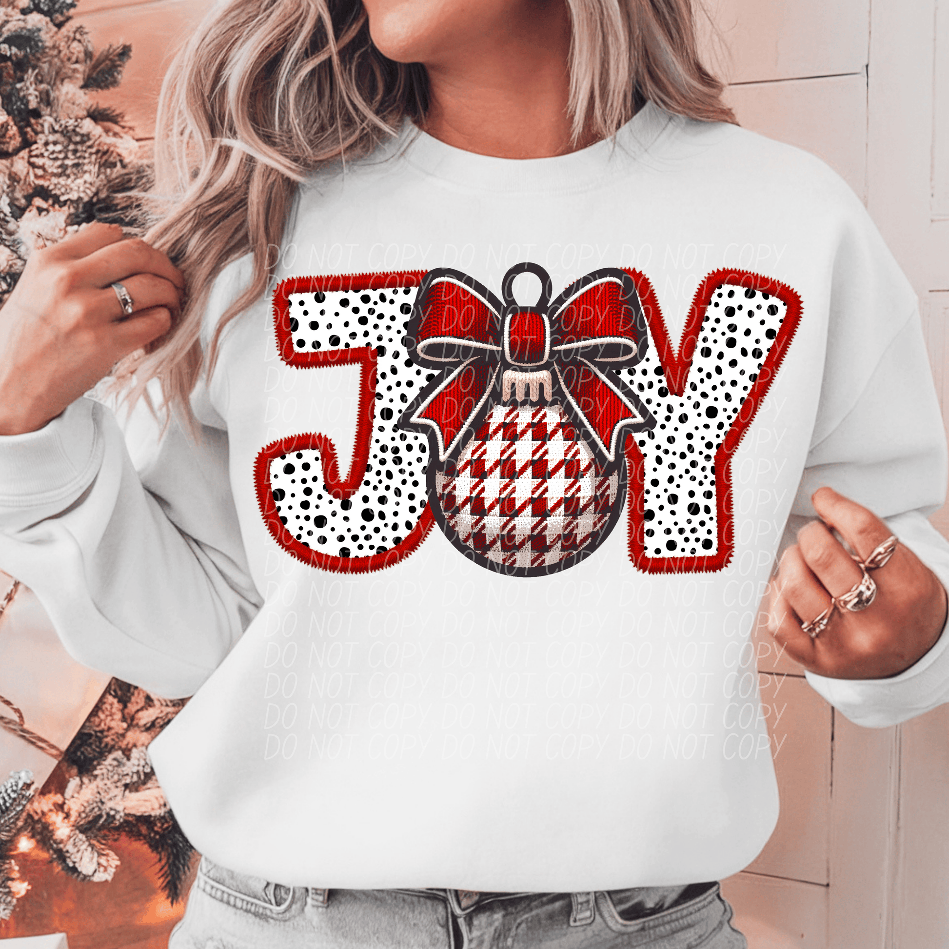 joy ornament-[DTF Transfer]-Lovie T Designs