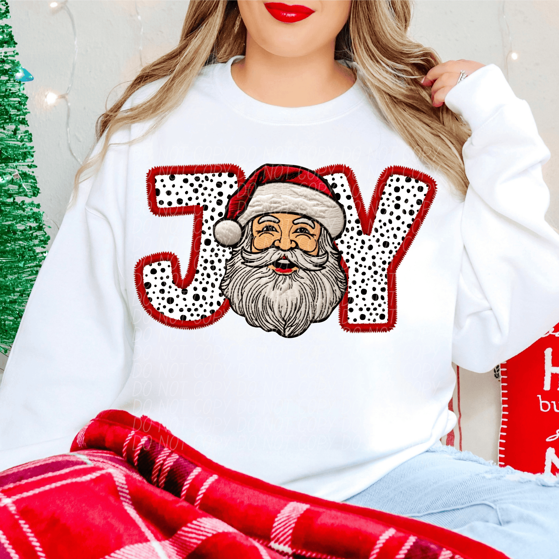 joy santa 2-[DTF Transfer]-Lovie T Designs