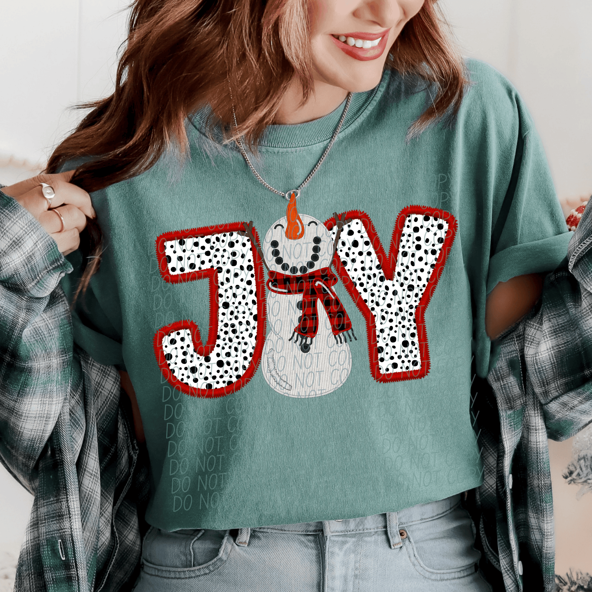 joy snowman-[DTF Transfer]-Lovie T Designs