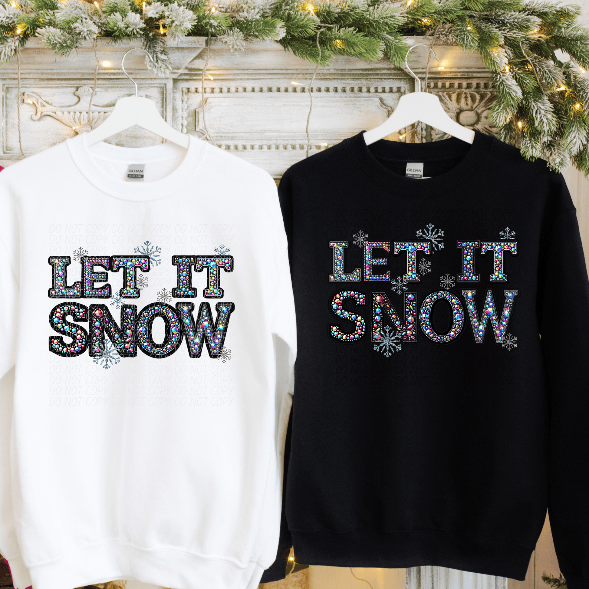 let it snow-[DTF Transfer]-Lovie T Designs