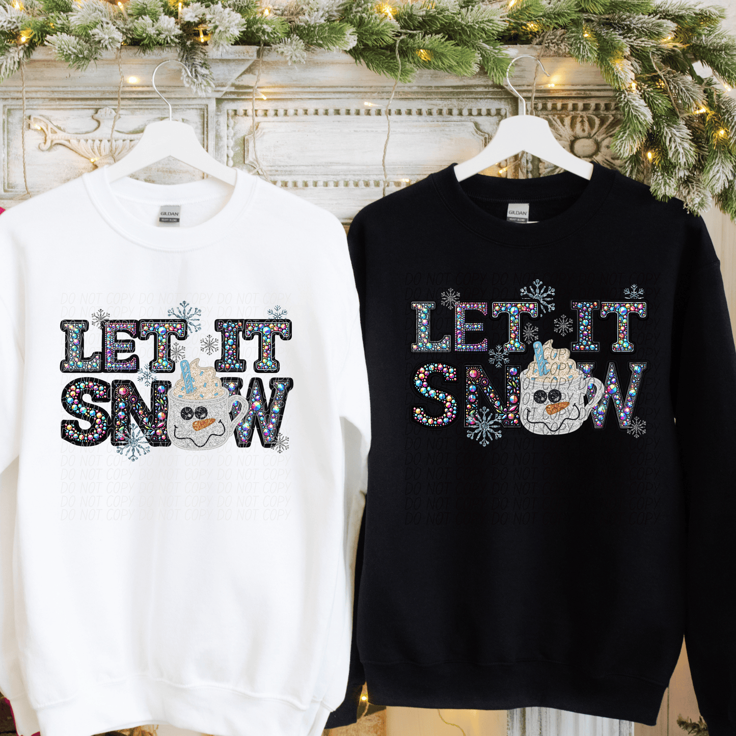 let it snow cup-[DTF Transfer]-Lovie T Designs