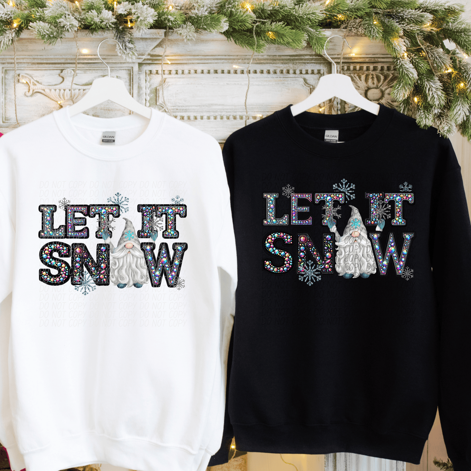 let it snow gnome-[DTF Transfer]-Lovie T Designs