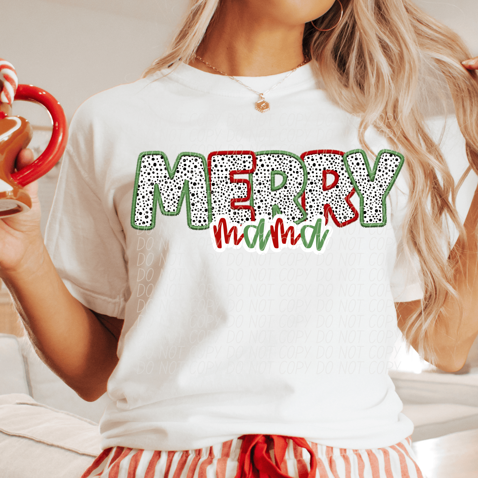 merry mama-[DTF Transfer]-Lovie T Designs