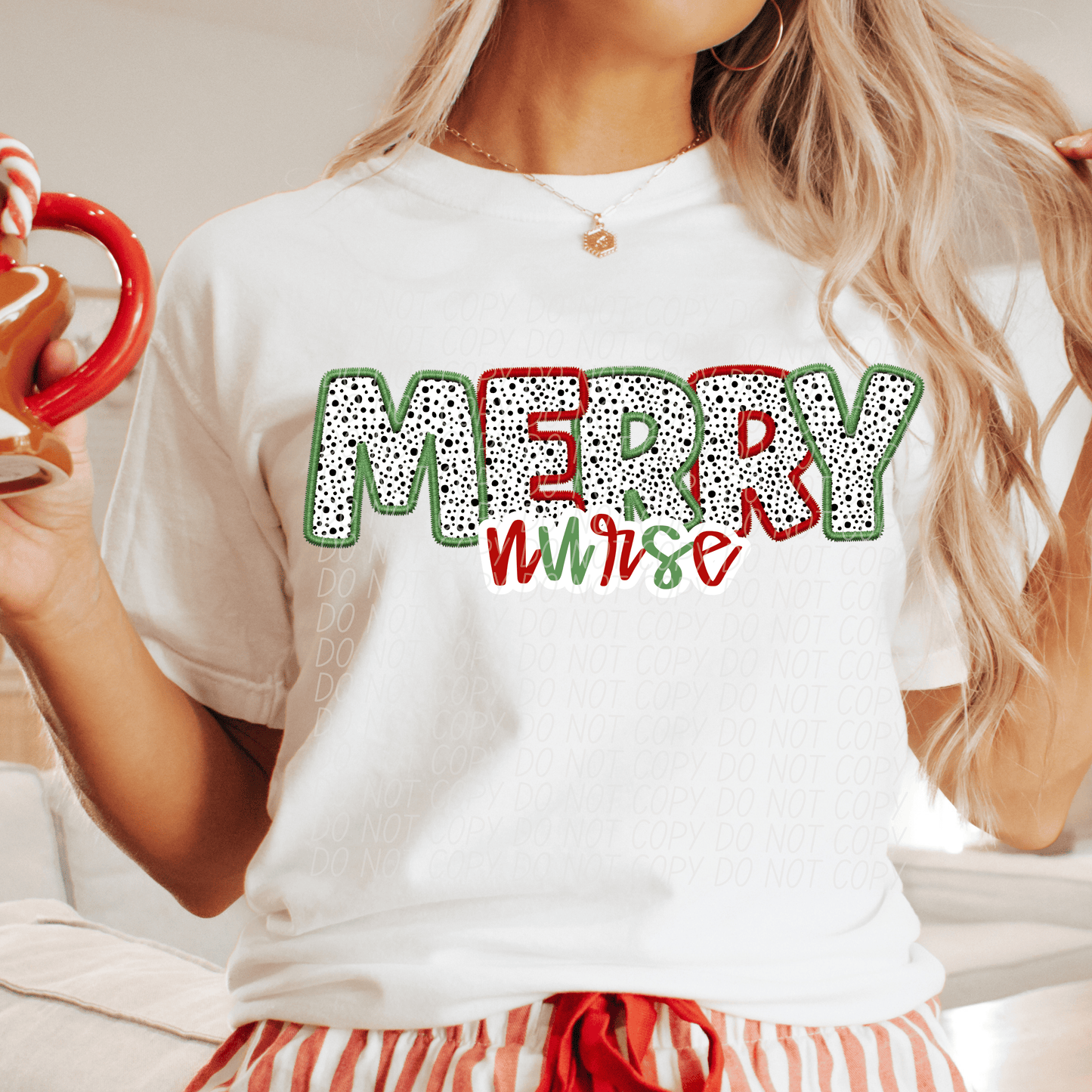 merry nurse-[DTF Transfer]-Lovie T Designs