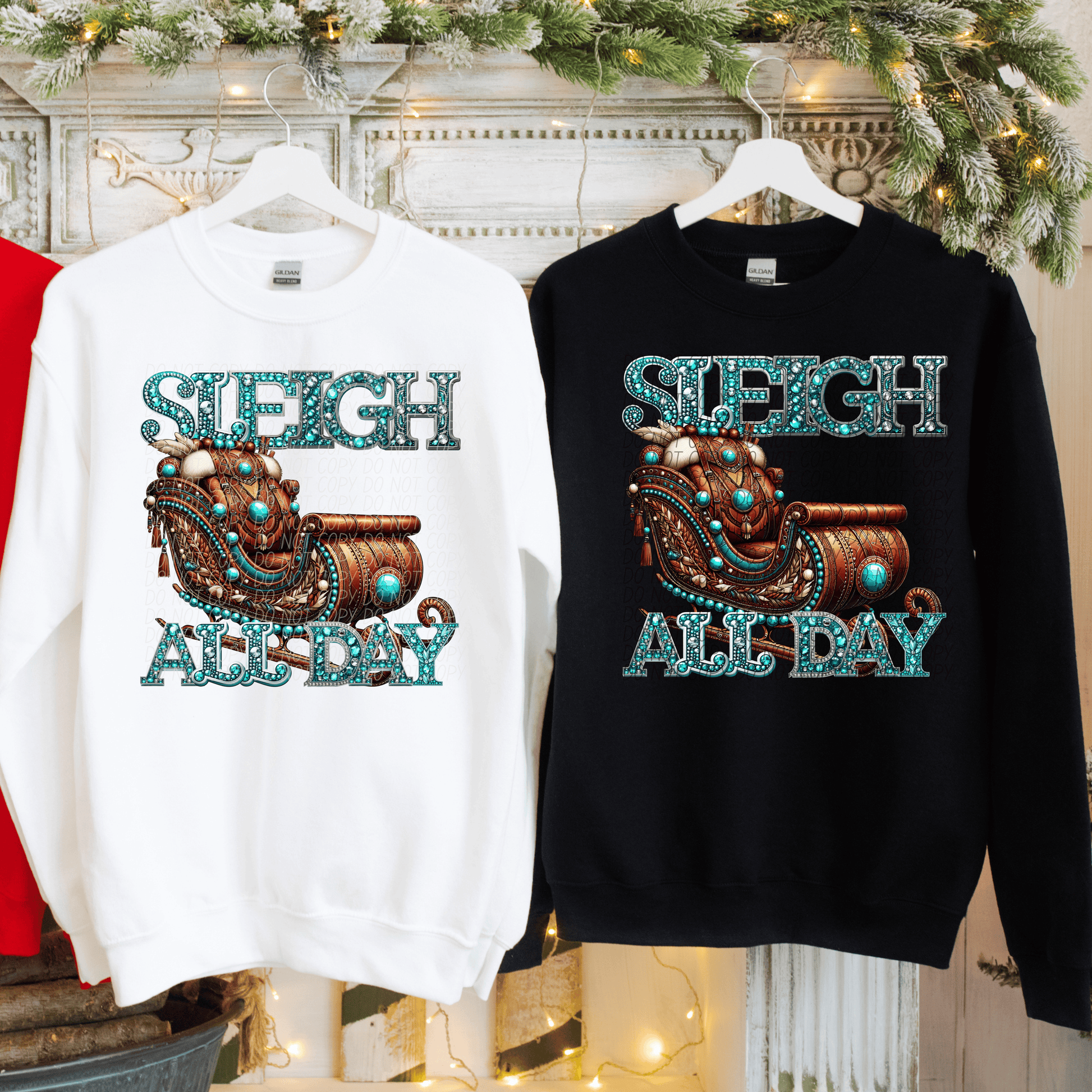 sleigh all day-[DTF Transfer]-Lovie T Designs